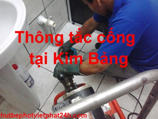 Thông tắc cống tại Kim Bảng