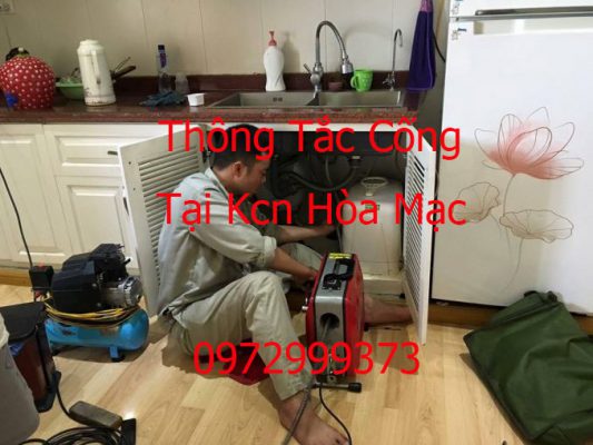 Dv Thông tắc cống tại kcn Hòa Mạc