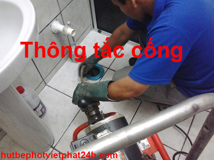 Thông tắc cống tại Phường Lộc Hạ